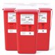 thumbnail image 1 of Contenedor de objetos punzocortantes Alcedo 2 L, pack de 3 unidades, para hogar y viajes, 1 of 9