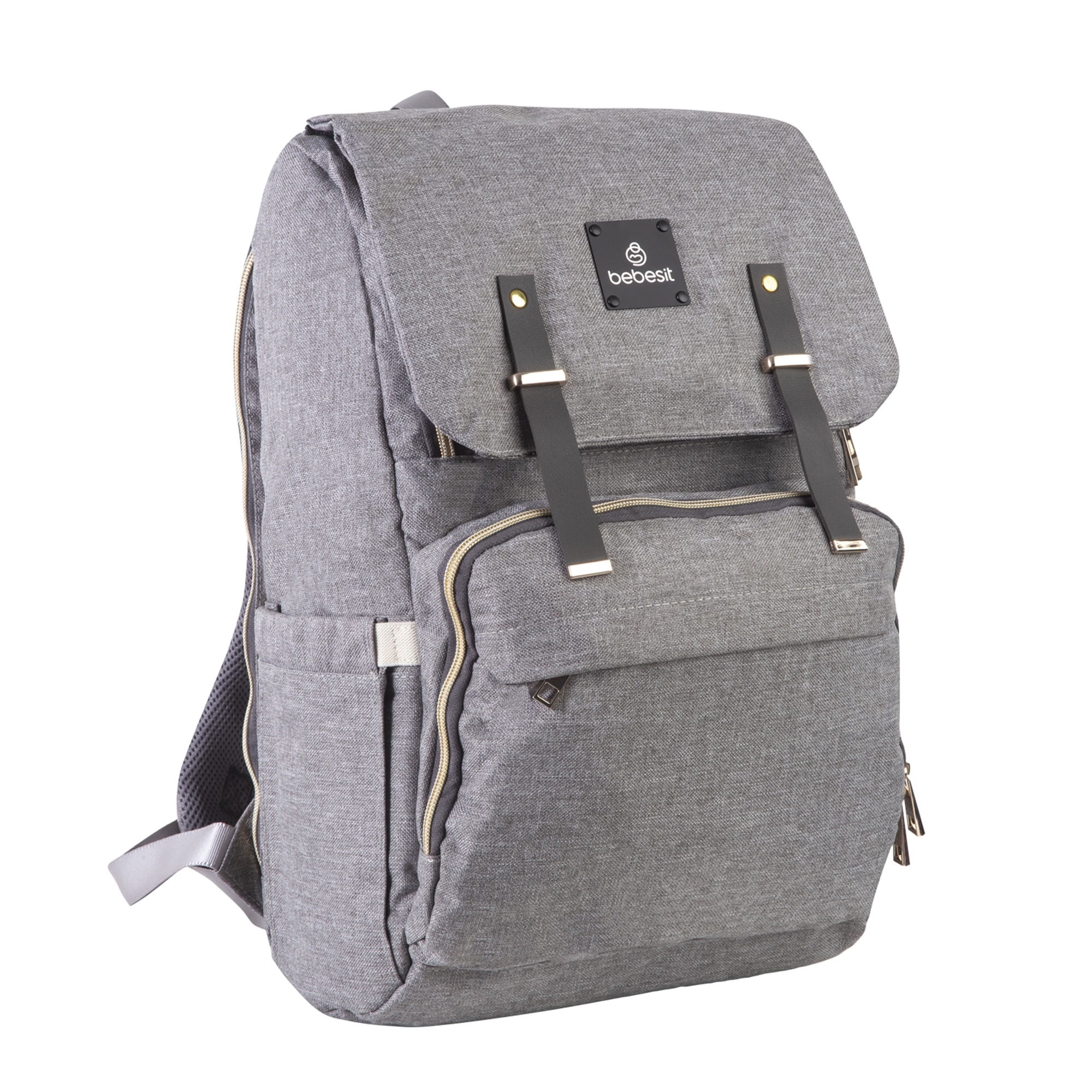Mochila Pañalera gris
