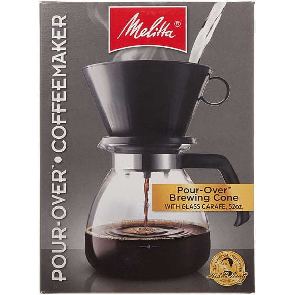Cafetera Melitta 640616, jarra de cristal, 1,5 L, 10 tazas