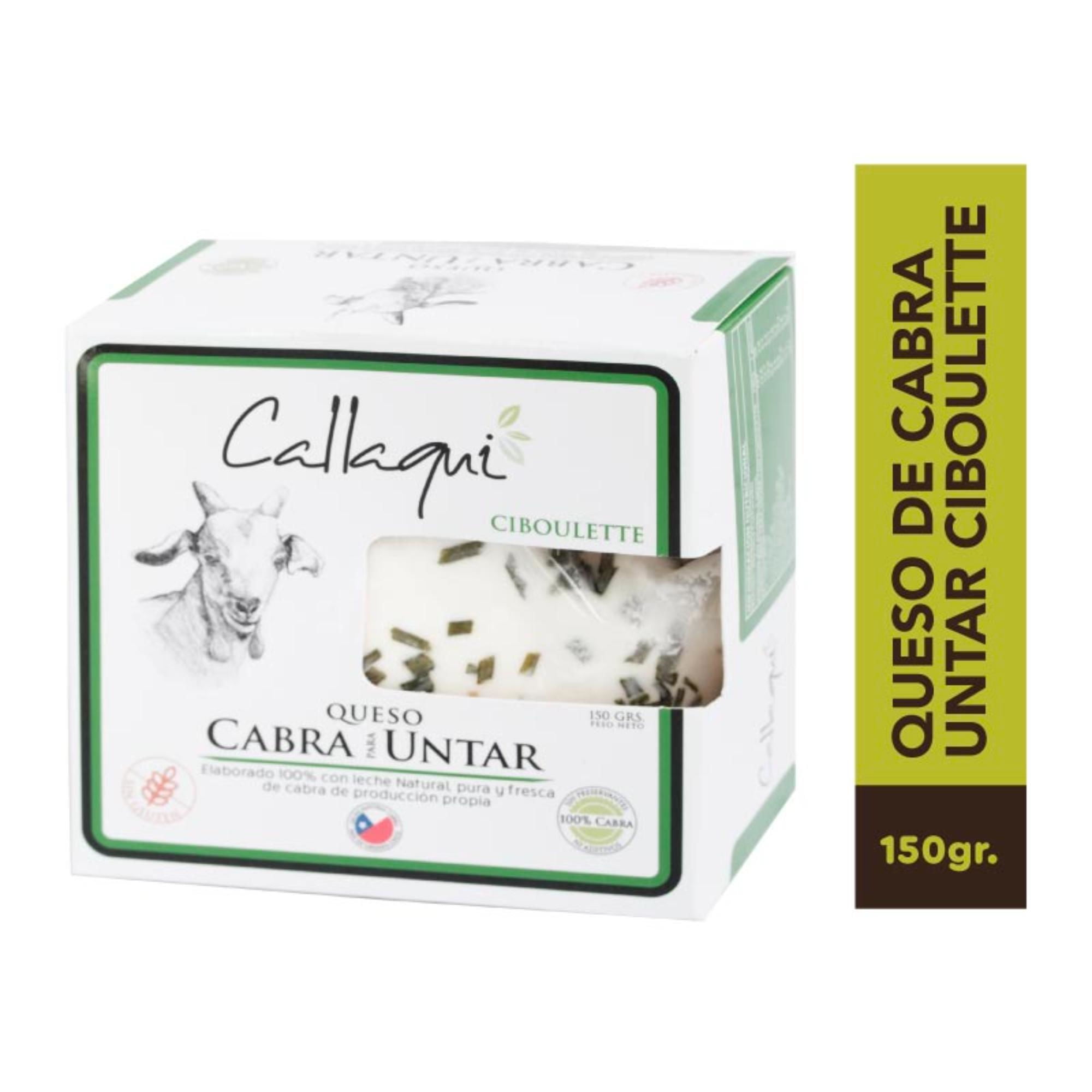 Queso Cabra Untable Ciboulette 150 g Callaqui