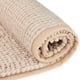 thumbnail image 4 of Alfombras de baño REGALWOVEN, alfombras de baño suaves y esponjosas de microfibra extra gruesa antideslizante color caqui 20" x 32", 4 of 6