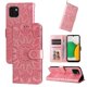 thumbnail image 4 of Funda tipo cartera FOXDOCK para Samsung Galaxy A03 , diseño girasol en relieve, cuero PU, cierre magnético, soporte y tarjetero, 4 of 5