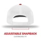 thumbnail image 4 of Gorra de béisbol Richardson 112 Trucker Snapback Split Roja/Blanca, 4 of 7