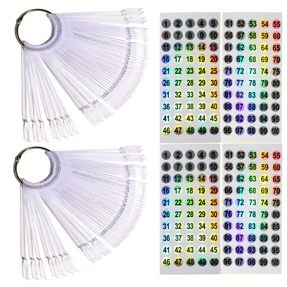 Muestras de Esmalte FENKON 100 uds con Anillo Transparente