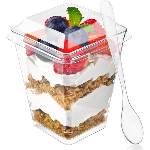 Vasos para Postre Zezzxu 75 Unidades 5 oz (148 ml)