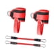 thumbnail image 3 of Kit De 1 Par De Correas De Tobillo Ajustables, Accesorio Para Máquina De Cable, Bandas De Fitness, Color Rojo, 3 of 5