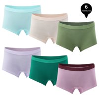 Giovacchino - Pack De 6 Calzones Boxer Pantaleta Bambú Mujer
