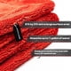 thumbnail image 4 of Toalla de secado Blackline Car, 2 pies x 3 pies, XL, 1300 GSM, microfibra, 4 of 7