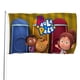 thumbnail image 1 of Paula y Amigos Bandera impresa con temática, regalo perfecto para fanáticos, amigos y familiares, y adecuada para actividades al aire libre e interiores, decoraciones de fiesta. 90 cm × 150 cm., 1 of 6
