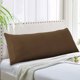 thumbnail image 4 of Funda de almohada EVOLIVE 53x137 cm Microfibra Café con cremallera, 4 of 9
