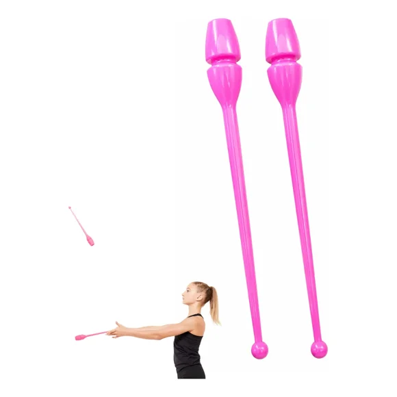 Par Clavas Gimnasia Rítmica 45 cm Bastones Malabares Entrenamiento
