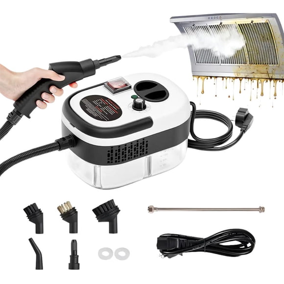 Limpiador Vapor 2500W Alta Presión Cocina Baño Auto