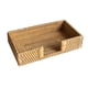 thumbnail image 3 of Cesta De Servilletas Plana Tejida, Cesta De Servilletas De Mimbre Para Café Al Aire Libre, Baño, 24 X 14 X 5 Cm, 3 of 5
