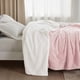 thumbnail image 5 of Manta Bedsure Sherpa de forro polar tamaño king, 270 x 230 cm, color rosa, 5 of 6