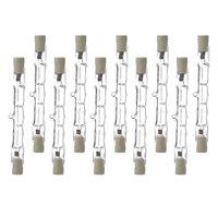 Ioensy - 10X R7S Bombillas Con Bombilla Halógena De Larga Vida Útil Para Seguridad Tienda Oficina J118 200W