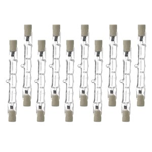 Ioensy - 10X R7S Bombillas Con Bombilla Halógena De Larga Vida Útil Para Seguridad Tienda Oficina J118 200W