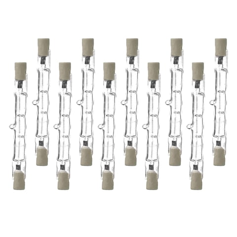 Ioensy - 10X R7S Bombillas Con Bombilla Halógena De Larga Vida Útil Para Seguridad Tienda Oficina J118 200W