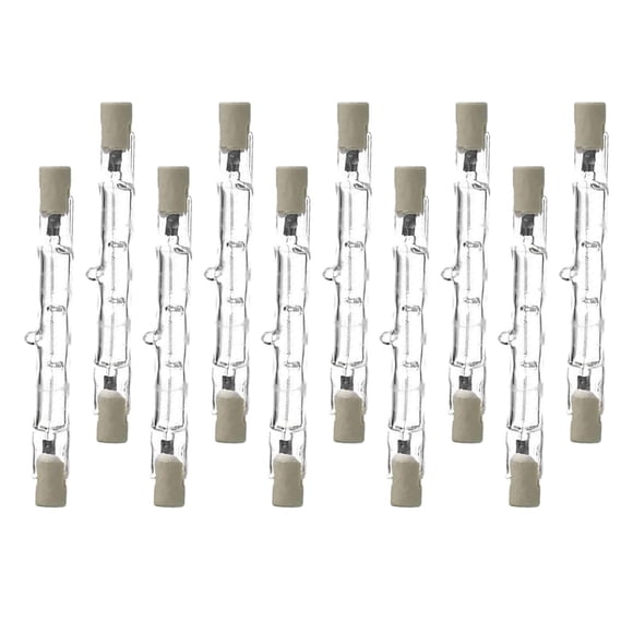 10x R7S Bombillas Con Bombilla Halógena De Larga Vida útil Para Seguridad Tienda Oficina J118 200W