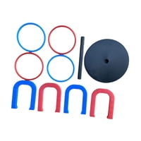 Ioensy - Juego De Herraduras Portátil Y Ligero Para Lanzar Al Césped, Ideal Para La Playa Y El Patio De La Familia.