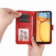 thumbnail image 3 of Funda tipo cartera FOXDOCK para Xiaomi Redmi 13C 4G , diseño girasol en relieve, cuero PU, cierre magnético, soporte y tarjetero, 3 of 5