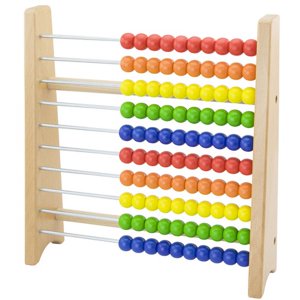 Viga - Juguete Madera Didactico Abaco 100 Cuentas
