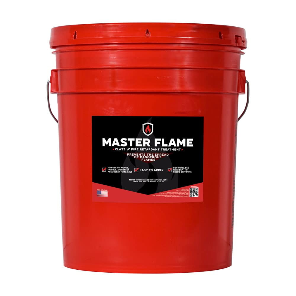 Master Fx, Inc. - Balde De 5 Galones En Aerosol Ignífugo Master Flame