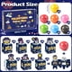 thumbnail image 3 of Funewest 28 Pelotas de Slime Galaxia Regalos de San Valentín, 3 of 7