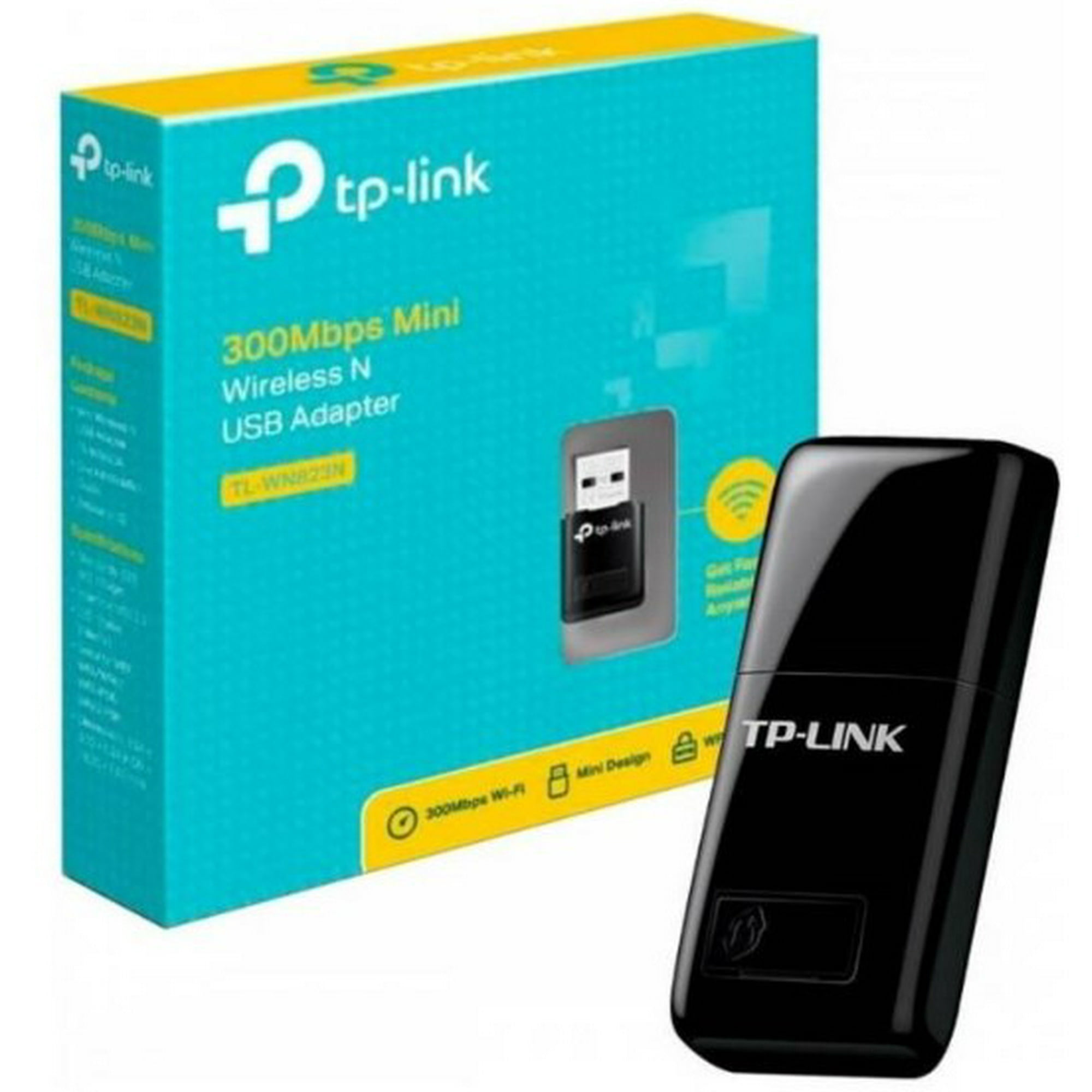Tp-link - Mini Adaptador Usb Inalámbrico N De 300mbps Tl-wn823n Nexstore
