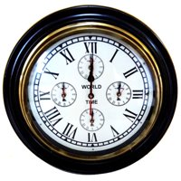 Réplica Del Reloj Marino Iotc Con Hora Mundial De 40 Cm De Diámetro