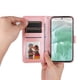 thumbnail image 3 of Funda tipo cartera FOXDOCK para OPPO Reno 11 5G , diseño girasol en relieve, cuero PU, cierre magnético, soporte y tarjetero, 3 of 5