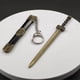 thumbnail image 1 of Ancient Famous Sword Metal Weapon Key Chain Pendant - Add a Touch of History to Your Look!, 1 of 5