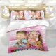 thumbnail image 5 of Amor Diana Conjunto de sábanas temático, trío de piezas, cómodo y amigable con la piel, diseño único, regalo de decoración para el hogar para familiares, amigos y fans, 90 cm * 190 cm, 5 of 6