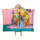 thumbnail image 2 of Los Simpson Manta Capa con Capucha Anti-Bolitas, Manta de Lana Ártica Suave, Manta Portátil de Felpa Ligera y Lujosa, Poncho para Siesta en Casa y Oficina, 100*130cm, 2 of 6