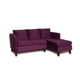thumbnail image 2 of Seccional Mila Derecho Felpa Morado, 2 of 2