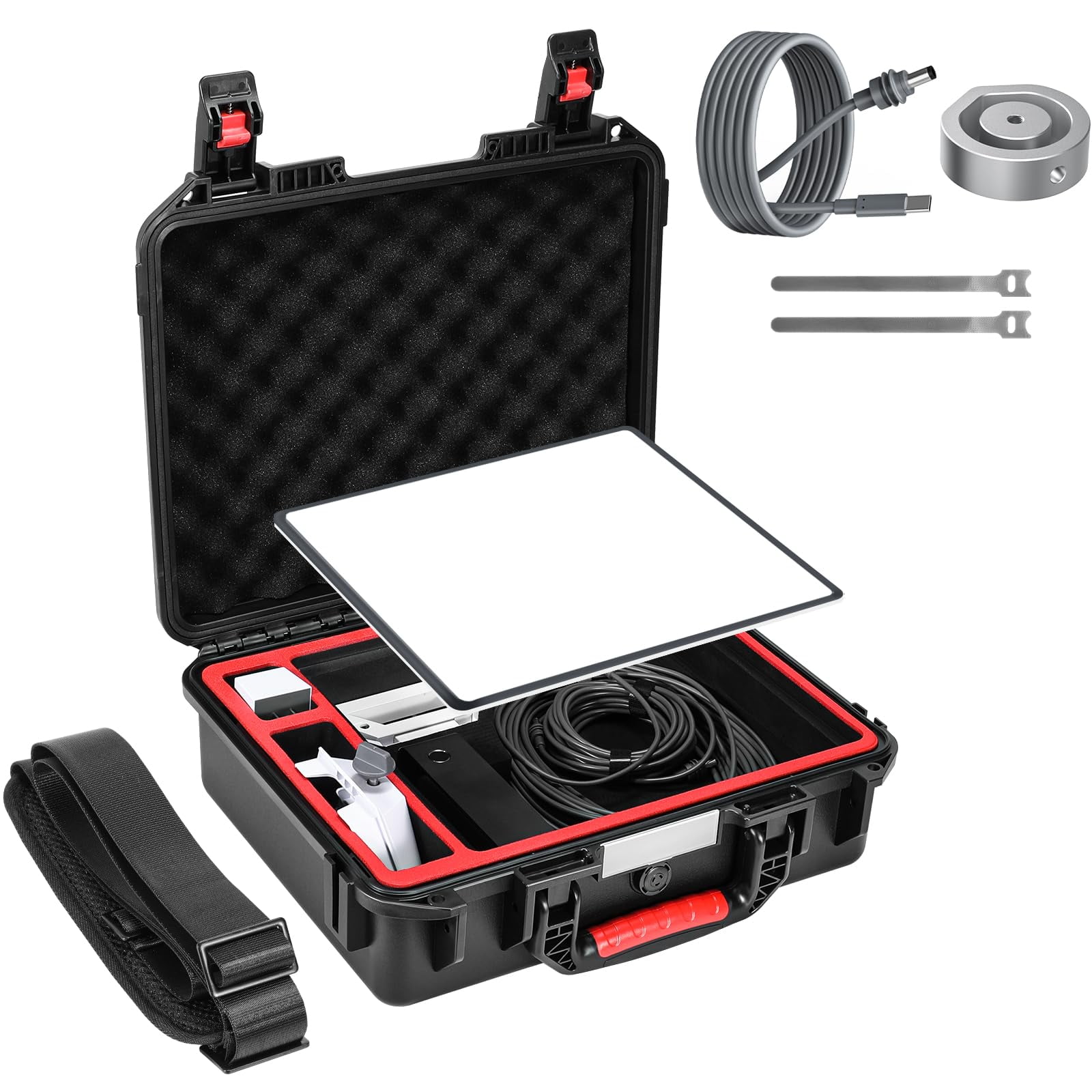 Amazear - Kit De Funda Rígida Impermeable Para Starlink Mini Con Accesorios