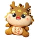 thumbnail image 1 of Muñeco De Peluche De Dragón Chino, Creativo, Adorable Para Sala De Estar, Restaurante, Fiesta, Dorado, 1 of 3