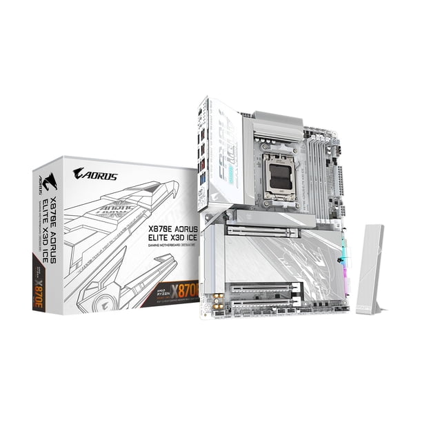 Placa base GIGABYTE X870E AORUS ELITE X3D ICE AMD AM5