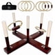 thumbnail image 1 of Juego de lanzar anillos SWOOC Games Rustic All Weather con juegos adicionales, 1 of 5