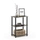 thumbnail image 1 of Estante de almacenamiento Furinno Turn-N-Tube sin herramientas, 3 niveles, roble francés, 1 of 5