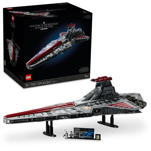 Set de construcción LEGO Star Wars Venator-Class 75367 con minifigura