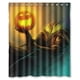 thumbnail image 1 of Cortina de ducha de Halloween, juego de cortina de baño con ganchos, tamaño 66 x 72 pulgadas, 1 of 3