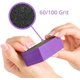 thumbnail image 4 of 10 piezas de bloque pulidor de uñas morado y negro para manicura y pedicura (morado), 4 of 4