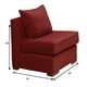 thumbnail image 2 of Sofa 1 Cuerpo Evans Rojo, 2 of 3