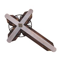 Magideal - Cruz De Pared Religiosa, Adorno De Jesús, Regalos Antiguos, Oración, Iglesia, Cristianismo, Crucifijo, Estatua Para Colección De Estantes, Dormitorio