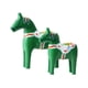 thumbnail image 1 of 2 Estatuas De Caballos De Madera De Dalecarlian Para Decorar, Novedosas, De Color Verde, 1 of 5