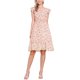 thumbnail image 1 of INSPIRE CHIC Vestido Floral de Mujer con Mangas Volantes Cuello en V Fruncido Volante Vestidos Casuales Rosa Amarillo L, 1 of 6
