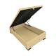thumbnail image 2 of Base De Cama Baúl Full Eco Cuero Café Con Mecanismo, 2 of 2