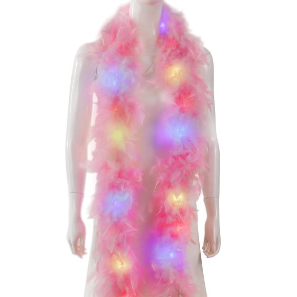 Boa Larryhot Rosa Claro 180 cm con LED