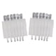 thumbnail image 4 of 10Pcs Peluquería Salon Seccionamiento Clips Abrazaderas Hair Styling Grip White, 4 of 5