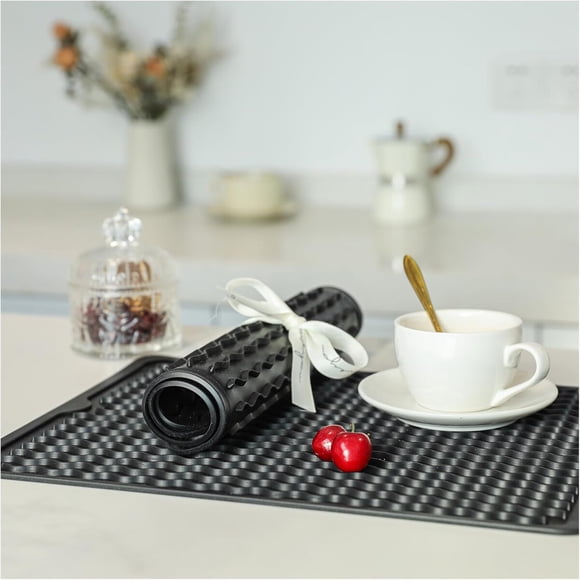 Alfombra de Secado para Platos Caketime 38 x 29 cm Resistente al Calor 2 Pack